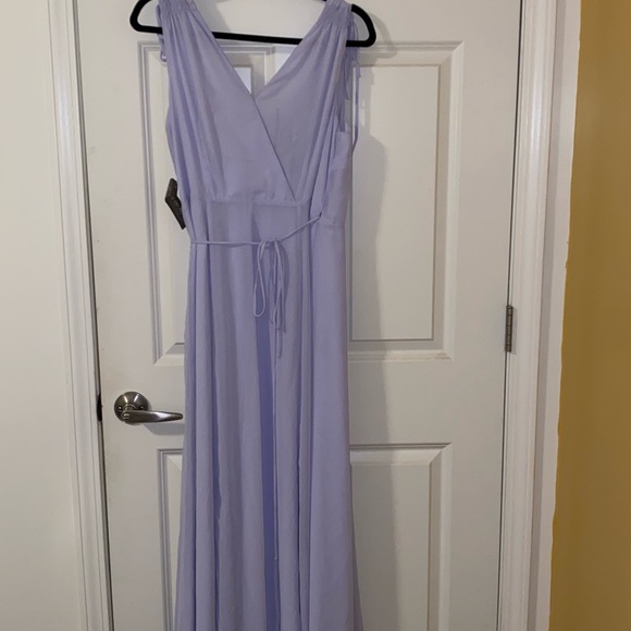 Eva Mendes women’s maxi dress lavender new - Picture 2 of 2
